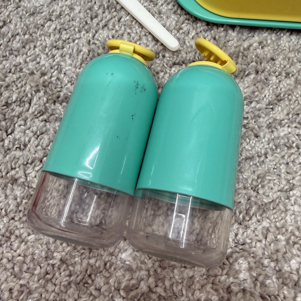 Vintage Tupperware huge lot salt pepper shaker cream sugar pitcher butter AS IS - Picture 7 of 16